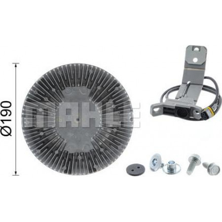 Casal. ventilador do radiador Número de pinos da embreagem do ventilador. 2 com fio MAN E2000 F2000 TGX I ​​​​D2676LF05-D2866LF35 01.94- MAN F2000 (T07 / T07 26.3 6X2 O O), 01.1994 - MAHLE CFC 134 000P