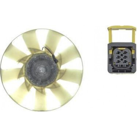Ventilator. radiator Fan clutch with fan 654mm number of blades 9 number of pins 6 RVI EURO 6 VOLVO FL III D8K250-D8 MAHLE CFF 478 000P