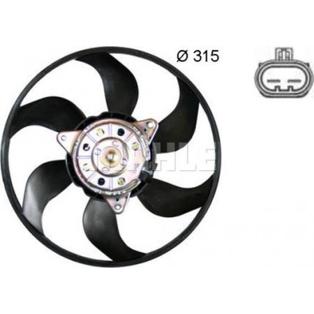 Ventilateur. radiateur Ventilateur de radiateur CADILLAC BLS OPEL SIGNUM VECTRA B VECTRA C VECTRA C GTS SAAB 9-3 9-3X 1. SAAB 9-3 (YS3F, E79, D79, D75), Berline, 09.2002 - 02.2015 MAHLE CFF 382 000S