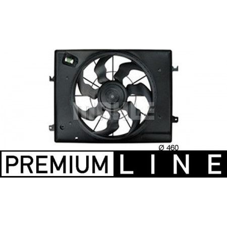 Fan. Radiatore Ventola del radiatore con alloggiamento HYUNDAI TUCSON 2.7 08.04-11.10 HYUNDAI TUCSON (JM), Crossover, 06.2004 - MAHLE CFF 256 000P