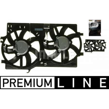 Ventilator. radiator Ventilator radiator cu carcasa se potriveste. ALFA ROMEO 4C 4C SPIDER GIULIETTA 1.8 04.10-12.20 ALFA ROMEO 4C (960_), Compartiment, 03.2013 - MAHLE CFF 219 000P