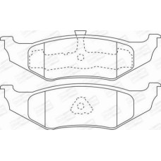 ABE C2Y000ABE - Brake Pad Set, disc brake pentru CHRYSLER SEBRING Convertible (2001–2007)