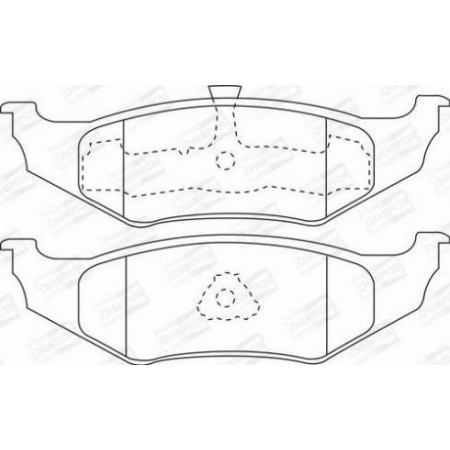 ABE C2Y000ABE - Brake Pad Set, disc brake pentru CHRYSLER SEBRING Convertible (2001–2007)
