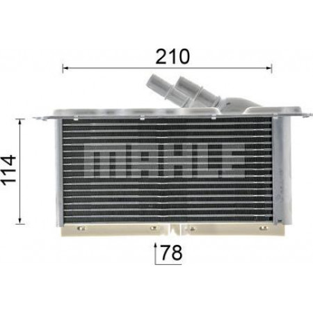 Refroidisseur intermédiaire. Compresseur intercooler FORD C-MAX II FOCUS III GALAXY III GRAND C-MAX KUGA II MONDEO V S-MAX 1.5 09.14- FORD FOCUS III (DEH), Break Van, 02.2012 - MAHLE CI 403 000P