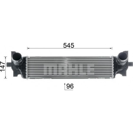 Ladeluftkühler. Ladeluftkühlerkompressor BMW 5 G30 F90 5 G31 6 GRAN TURISMO G32 7 G11 G12 2.0-3.0DH 07.15- MAHLE CI 660 000P