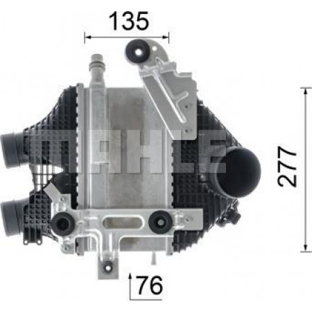 Ladeluftkühler. Ladeluftkühlerkompressor BMW 2 F22 F87 3 F30 F80 4 F32 F82 4 F33 F83 3.0 03.14- BMW 2 (F22, F87), Compartment, 10.2012 - MAHLE CI 618 000P