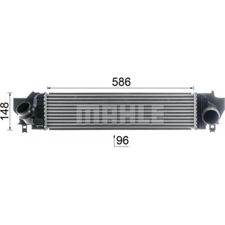 Ladeluftkühler. Ladeluftkühlerkompressor BMW 1 F40 2 F45 2 GRAN TOURER F46 X1 F48