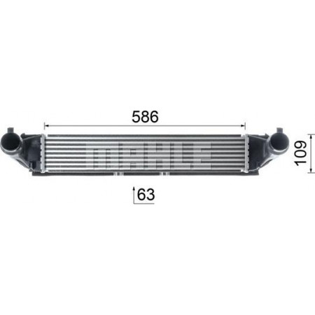 Intercooler. compresor Intercooler OPEL ASTRA K 1.0 06.15- VAUXHALL ASTRA Mk VII (B16), Turism, 07.2015 - MAHLE CI 620 000P
