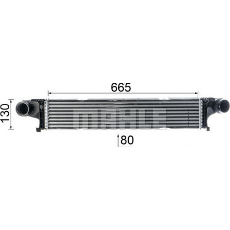 Intercooler. compresor Intercooler MERCEDES S W221 2.2D-3.0D 10.05-12.13 MERCEDES-BENZ S-CLASS (W221), Sedan, 09.2005 - 12.2013 MAHLE CI 145 000P