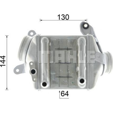 Intercooler. compressor O refrigerador de ar de alimentação se encaixa. BMW 5 F10 5 F11 5 GRAN TURISMO F07 6 F12 6 F13 6 GRAN COUPE F06 7 F01 F02 F03 F04 BMW 6 - III (F13), Compartimento, 07.2011 - 10.2017 MAHLE CI 186 000P