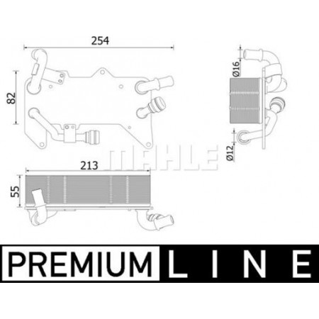 Radiatore di raffreddamento dell'olio. cambio automatico Il radiatore dell'olio è adatto. AUDI A6 C7 A7 A8 D4 2.0-4.0 06.10-09.18 AUDI A6/S6 IV (4G2, 4GC, C7), Berlina, 11.2010 - 09.2018 MAHLE CLC 139 000P