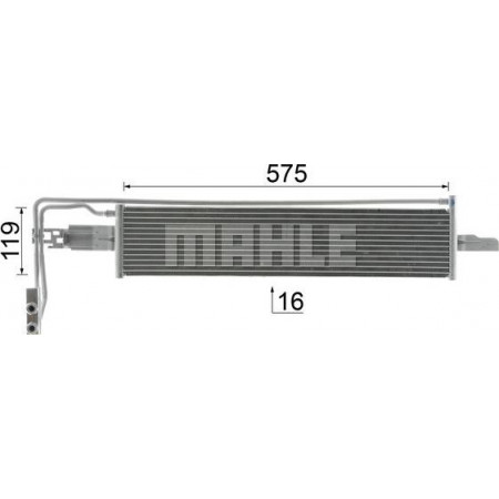 Radiador de refrigeração a óleo. caixa de velocidades automática O radiador de óleo se encaixa. OPEL ASTRA K 1.4-1.5D 08.19- MAHLE CLC 319 000P