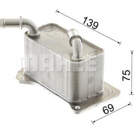 Ölkühler. Motoröl Ölkühler passt. VOLVO V60 II V90 II XC60 II XC90 II 2.0DH-2.0H 04.19- MAHLE CLC 323 000P
