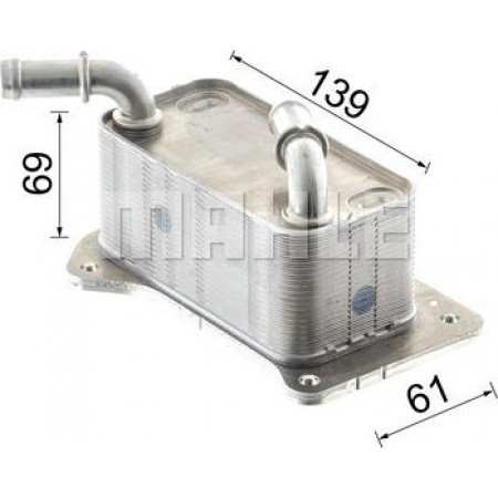 Radiator ulei. ulei motor Oil radiator VOLVO S60 III V60 II V90 II XC40 XC60 II 2.0H 09.19- VOLVO XC60 II (246), Crossover, 03.2017 - MAHLE CLC 294 000P