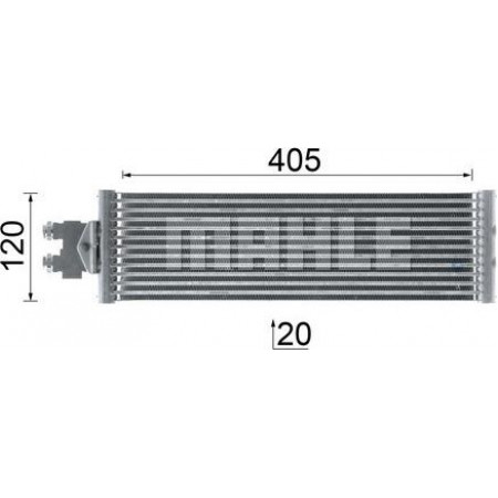 Refroidisseur d'huile. huile moteur Radiateur d'huile MERCEDES SPRINTER 3-T B910 B907 SPRINTER 4-T B907 B910 2.2D 02.18- MERCEDES-BENZ SPRINTER 4-t (907, 910), Fourgon, 02.2018 - MAHLE CLC 295 000P