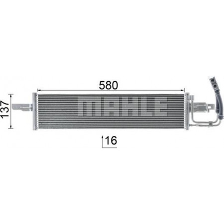 Ölkühler. Motoröl Ölkühler OPEL ASTRA K 1.0-1.4-1.6D 06.15- OPEL ASTRA K (B16), Schrägheck, 06.2015 - MAHLE CLC 290 000P