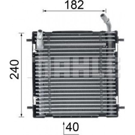 Radiator ulei. ulei motor Oil radiator BMW 7 G11 G12 6.6 12.16- BMW 7 - VI (G11, G12), Sedan, 07.2015 - MAHLE CLC 291 000P