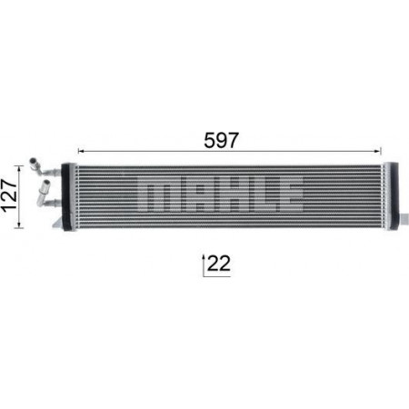 Enfriador de aceite. Aceite de motor Radiador de aceite BMW 5 G30 F90 7 G11 G12 8 G14 F91 4.0-4.4-6.6 09.15- BMW 7 - VI (G11, G12), Sedan, 07.2015 - MAHLE CLC 292 000P