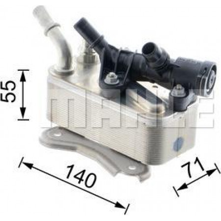 Radiatore di raffreddamento dell'olio. cambio automatico Il radiatore dell'olio è adatto. BMW 3 E90 3 E91 3 E92 3 E93 5 F10 5 F11 5 GRAN TURISMO F07 7 F BMW 7 - V (F01, F02, F03, F04), Berlina, 02.2008 - 12.2015 MAHLE CLC 225 000P