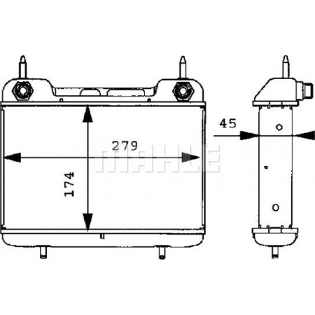 Enfriador de aceite. Aceite de motor Radiador de aceite MERCEDES w124 A 124 124 C124 124 T-MODEL S124 124 W124 E T-MODEL S124 E W124 3.0-3.0D MERCEDES-BENZ KOMBI (S124), Touring, 09.1985 - 12.1993 MAHLE CLC 27 000P