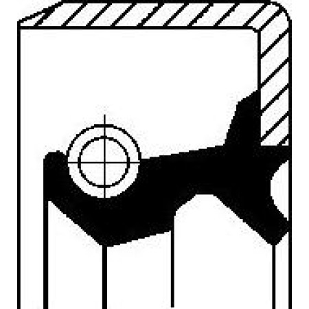 Corteco 12015875B - Shaft Seal, manual transmission