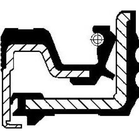 Corteco 01029128B - Shaft Seal, manual transmission