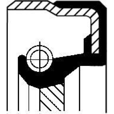 Corteco 01017136B - Shaft Seal, manual transmission