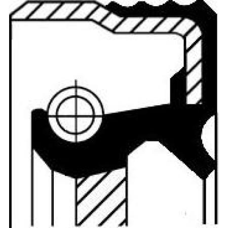 Corteco 12014136B - Shaft Seal, manual transmission