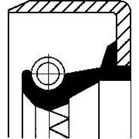 Corteco 12013363B - Shaft Seal, manual transmission