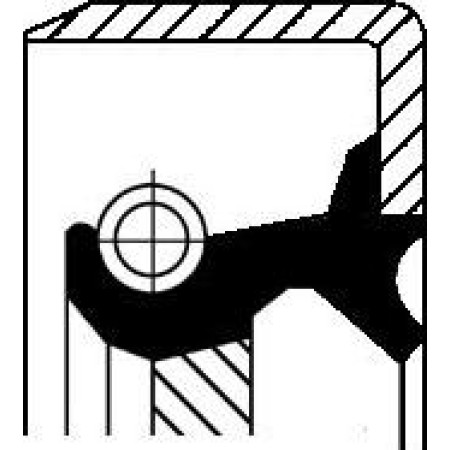 Corteco 12011433B - Shaft Seal, manual transmission