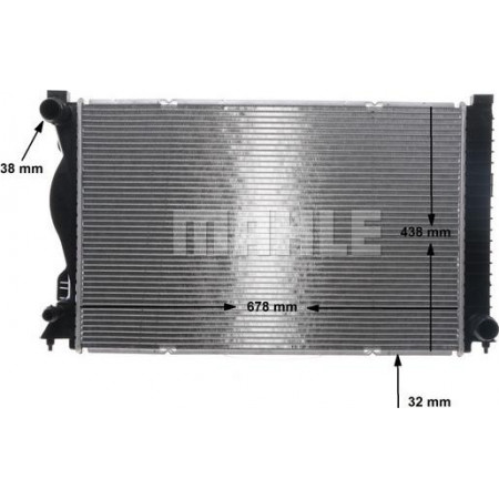Kühler, Motorkühlung AUDI A6 Avant III (4F5, C6), Touring, 11.2004 - 08.2011 MAHLE CR 978 000S