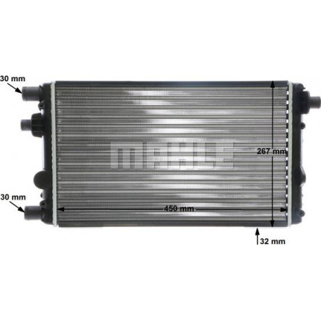 Radiador, arrefecimento do motor FIAT SEICENTO / 600 (287_), Hatchback Van, 01.1998 - 01.2010 MAHLE CR 632 000S