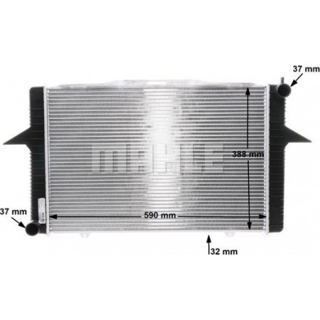 Radiador. resfriamento do motor Radiador do motor Ajustes manuais. VOLVO 850 C70 I S70 V70 I 2.0-2.4-2.4CNG VOLVO S70 (874), Sedan, 11.1996 - 11.2000 MAHLE CR 165 000S