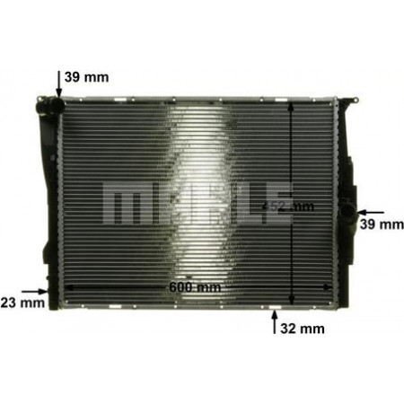 Radiateur. refroidissement du moteur Le radiateur moteur automatique s'adapte. BMW 1 E81 1 E82 1 E87 1 E88 3 E90 3 E91 3 E92 3 E93 X1 E84 Z4 E89 1 BMW 1 (5 portes) I (E87), hayon, 02.2003 - 01.2013 MAHLE CR 1090 000P