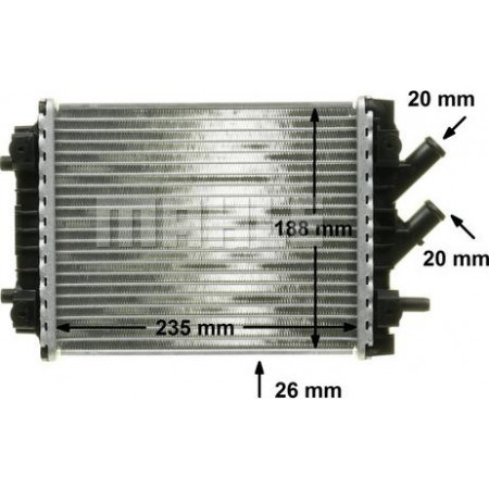 Radiator. racire motor Radiator motor Stanga se potriveste. AUDI A8 D4 4.0 AUDI A8 III (4H2, 4H8, 4HC, 4HL), Sedan, 11.2009 - 01.2018 MAHLE CR 1024 000P