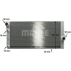 Radiador. arrefecimento do motor Radiador do motor com uma única conexão. use tampa cega 11 53 1 439 134 adequada. BMW 5 F10 BMW 7 - V (F01, F02, F03, F04), Sedan, 02.2008 - 12.2015 MAHLE CR 1147 000P