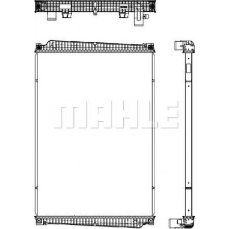 Radiator. engine cooling Engine radiator without frame fits. MAN TGL I TGM I D0836LFL40-D0836LFLAN 04.05-03.22 MAN TGM (N28 / TGL), 05.2005 - MAHLE CR 1150 000P