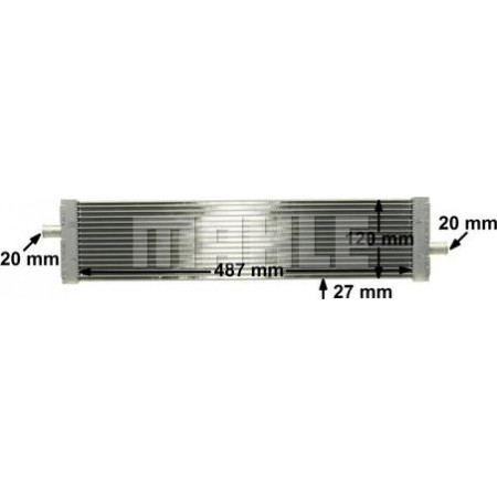 Radiator. motorkoeling Motorradiator past. AUDI A6 C7 PORSCHE CAYENNE PANAMERA PANAMERA SPORT TURISMO VW TOUAREG 2.0H- PORSCHE PANAMERA (970), Hatchback, 03.2009 - 12.2017 MAHLE CR 1185 000P