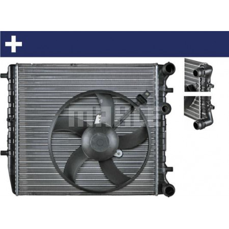 Radiator, engine cooling SKODA RAPID (NH3), Hatchback, 07.2012 - 12.2019 MAHLE CR 123 000S