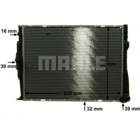 Termosifone. raffreddamento del motore Si adatta al radiatore motore automatico. BMW 1 E81 1 E82 1 E87 1 E88 3 E90 3 E91 3 E92 3 E93 3 F30 F80 X1 E8 BMW 1 (E82), Vano, 10.2006 - 10.2013 MAHLE CR 1711 000P