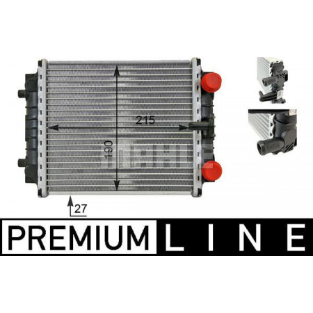 Radiator, engine cooling VW PASSAT ALLTRACK VIII (3G5, CB5), Tourism, 05.2015 - MAHLE CR 80 000P
