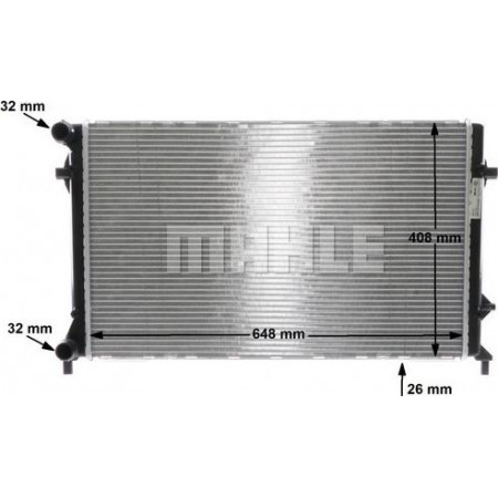 Radiatore, raffreddamento motore VW GOLF IV Variant (1J5), Turismo, 05.1999 - 06.2006 MAHLE CR 30 000S