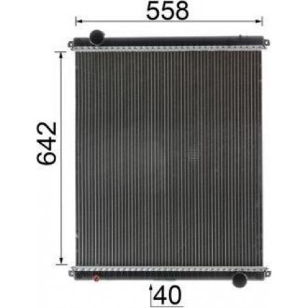 Radiator. racire motor Radiator motor fara cadru se potriveste. IVECO EUROCARGO I-III EUROCARGO IV EUROCARGO V F4AE0681A-F4AFE61 IVECO Euro IV (IG160E2CA), Cargo, 09.2015 - MAHLE CR 380 000P