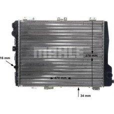 Radiador. refrigeración del motor El radiador del motor encaja. AUDI 80 B4 90 B3 CABRIOLET B3 COUPE B3 2.0-2.2-2.3 AUDI COUPE II (89, 8B), Compartimento, 10.1988 - 12.1996 MAHLE CR 254 000S