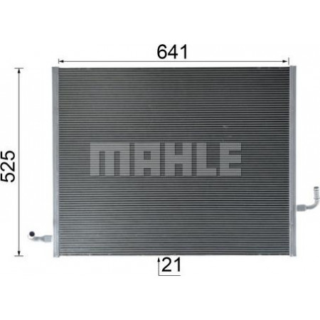 Radiator. engine cooling Engine radiator fits. VOLVO S60 III V60 II V90 II XC60 II XC90 II 2.0DH-2.0H VOLVO XC60 II (246), Crossover, 03.2017 - MAHLE CR 2606 000P