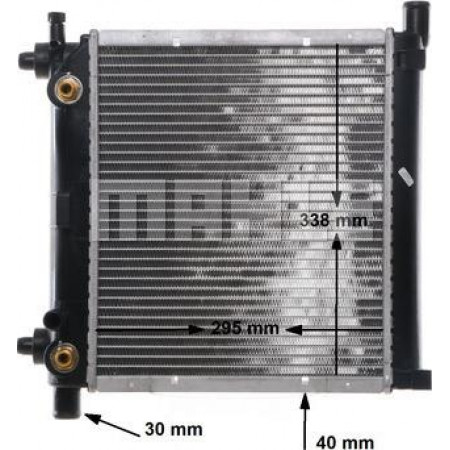 Radiador. resfriamento do motor O radiador do motor se encaixa. MERCEDES 124 T-MODEL S124 124 W124 2.0 MERCEDES-BENZ KOMBI (S124), Touring, 09.1985 - 12.1993 MAHLE CR 276 000S