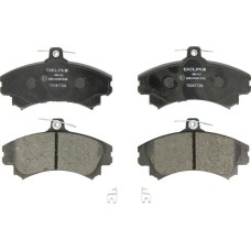 Delphi LP0993 - Kit pastiglie freno, Freno a disco