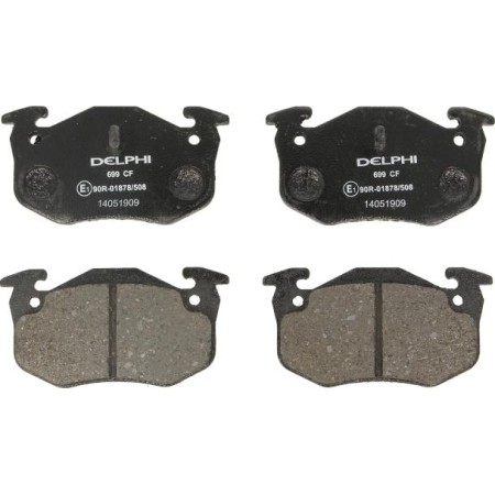 Delphi LP0699 - Brake Pad Set, disc brake