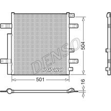 Denso DCN99054 - Kondensator, Klimaanlage