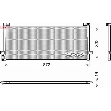 Denso DCN99072 - Condenser, air conditioning